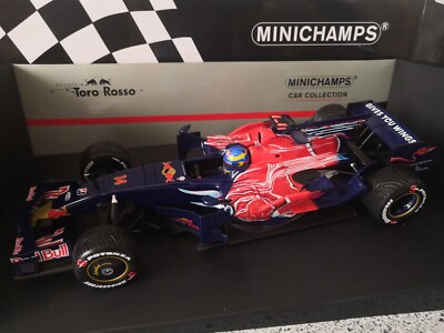 Toro Rosso STR3 Sebastian Bourdais Monza GP 2008 Rain Tires 1/18 Rare in Box