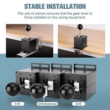 For Logitech G29/G27/G25/G920/T300RS/GT PC Racing Games USB H Gear Shifter Sim