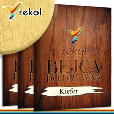 Rekol 3x18g Proszek Bejca do drewna | Sosna | Bejca Bejca do worków Bejca do mebli Bejca proszkowa