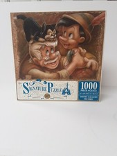 Disney Parks Pinocchio Signature Puzzle 1000 Pieces NEW