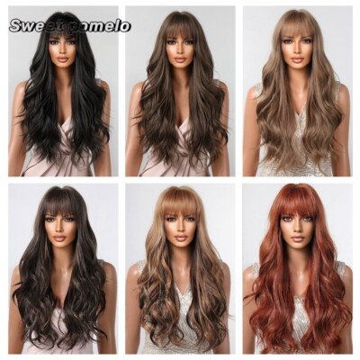wigs were full of long hair and colorful natural, fluffy wigs
