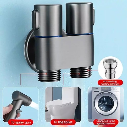 Toilet Hand Held Bidet Faucet Sprayer Bidet Set Sprayer Gun Toilet Spray Shower - Picture 3 of 15