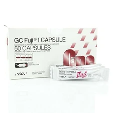 Fuji I Luting Cement Capsules - Light Yellow - 50 Pack 003106 by GC FRESH !!!