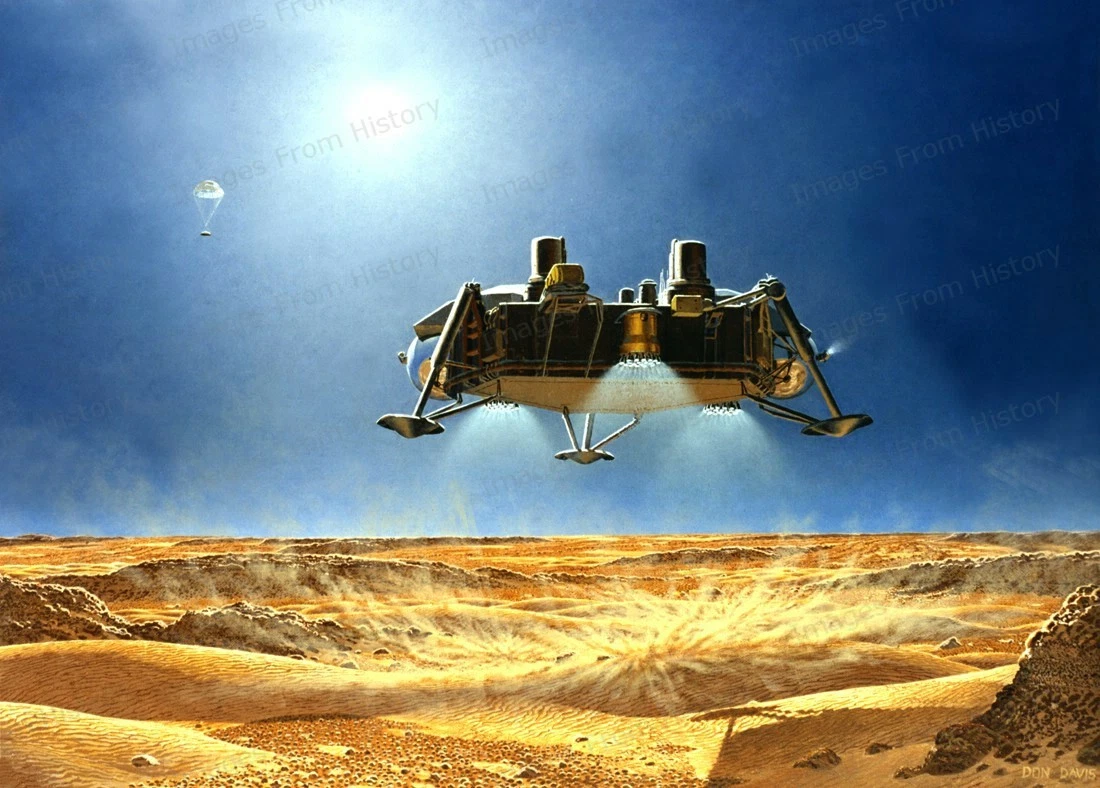 8x10 Print NASA Artist's Rendition Viking Lander Space Probe Mars #5502287  | eBay