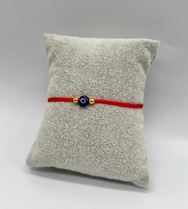 Authentic Evil Eyes Red String Adjustable Bracelet Gold Plated Pack of 12