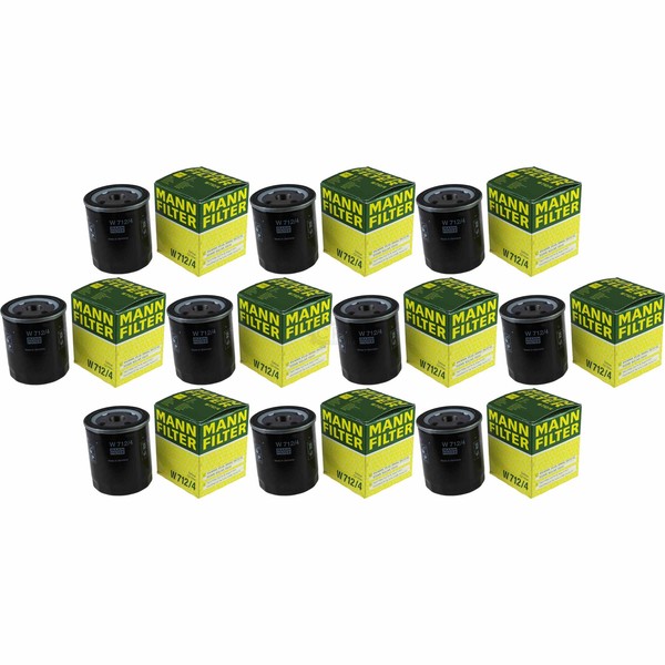 10X Mann-Filter ÖLfilter FüR Arbeitshydraulik W 712/4-image