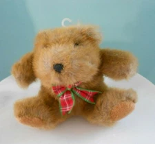 24K Polar Puff Special Effects Brown Bear Plush Deedee 8" Sitting Stuffed Animal