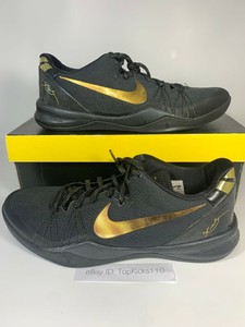 kobe 8 elite black metallic gold