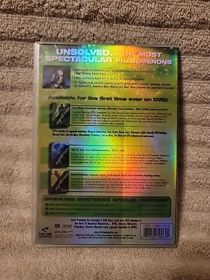 VOL. 1 SCREENER DISC Unsolved Mysteries: UFOs [DVD] Promo | eBay