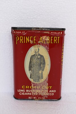 prince albert tobacco amazon Vintage Prince Albert Crimp Cut Tobacco Can Cigarettes Tin Long Burning Pipe Old prince albert tobacco amazon Vintage Prince Albert Crimp Cut Tobacco Can Cigarettes Tin Long Burning Pipe Old