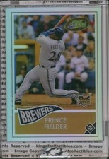PRINCE FIELDER ROOKIE CARD 2006 eTopps #88 IN HAND #/999 Texas Rangers Brewers