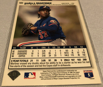 1994 Upper Deck Collector's Choice Baseball Pedro Martinez
