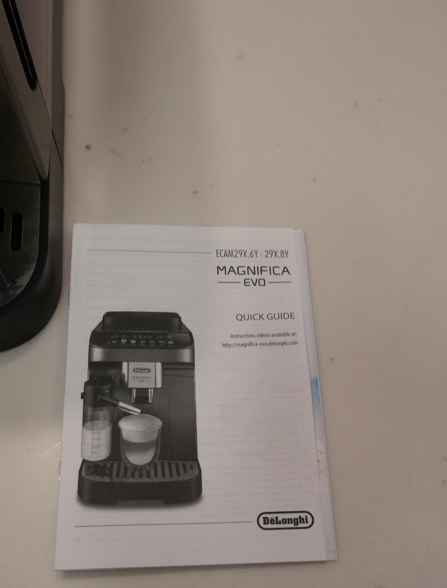 Delonghi Magnifica Evo Fully Automatic Titanium Black Coffee Machine