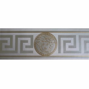 Versace Borte Bordure As 93522 5 Silber Meander Maander Tapetenborte 5 M Ebay