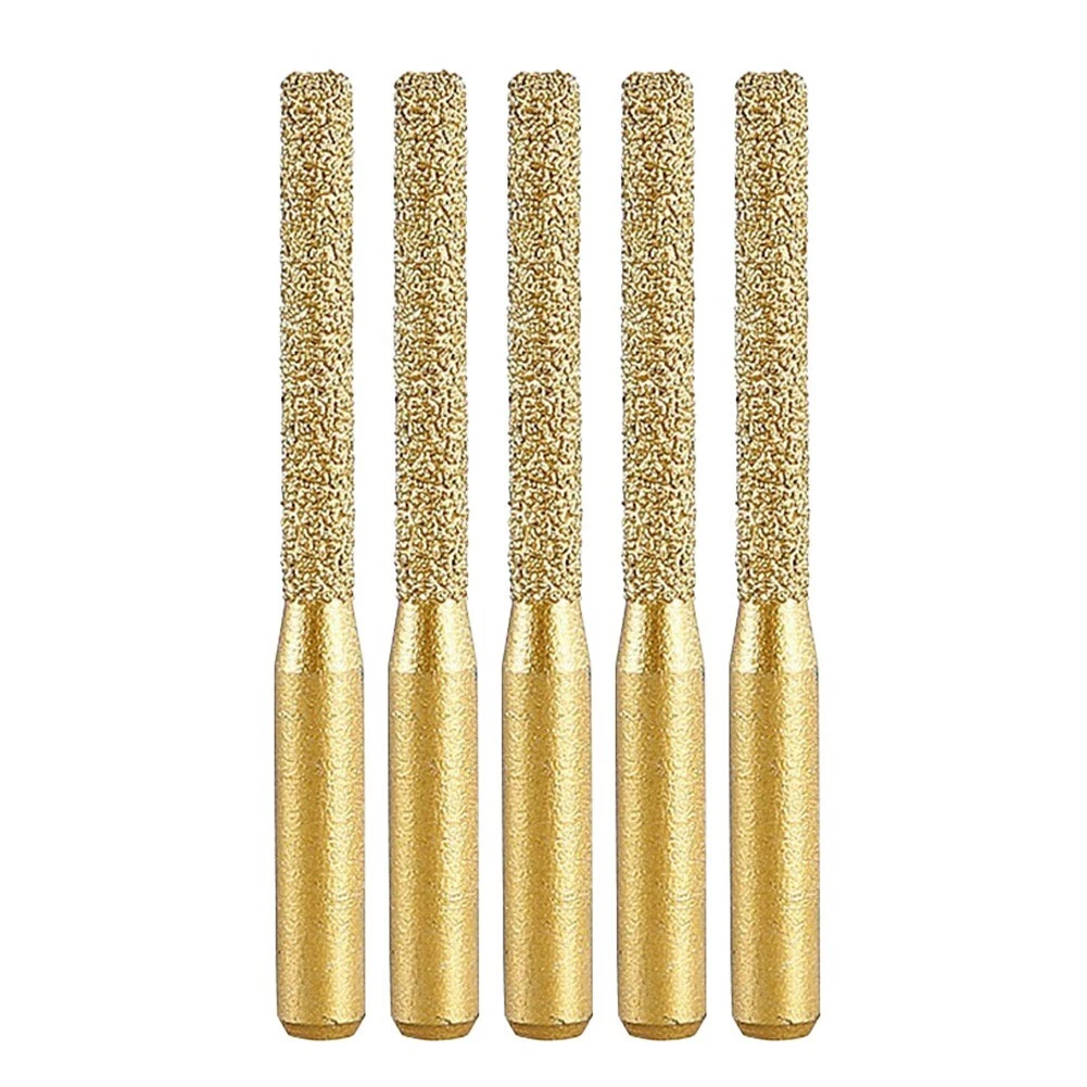 Brazed Diamond Router Bit Set for Stone For Granite Marble and Tile 5 Pieces
