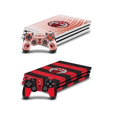 OFFICIAL AC MILAN 2020/21 CREST KIT VINYL SKIN DECAL FOR SONY PS4 PRO BUNDLE