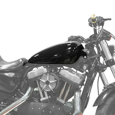 Black Gas Fuel Tank Carb Fit For Harley Sportster XL 1200 883 2004