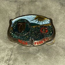 Funk's G Hybrid & NCGA Corn Utilization Project  Belt Buckle Research Seeds Exc!