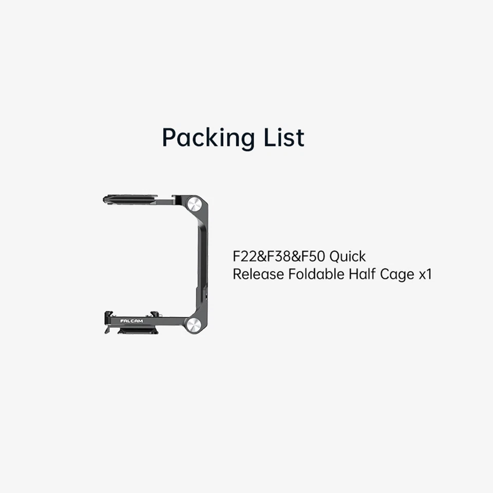FALCAM F22 F38 F50 Quick Release Half Camera Cage Foldable Stabilizer For DSLR - image 4 of 4