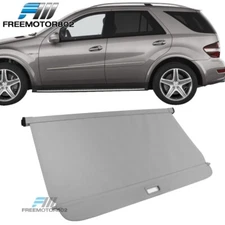 Fit 06-11 Benz ML Class Rear Retractable Security Cargo Cover Vinly Aluminum Rod