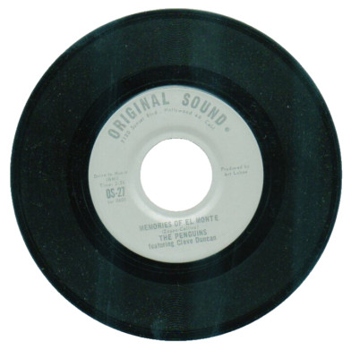 PENGUINS 45 RPM Record   ''MEMORIES OF EL MONTE'' / ''BE MINE''  Never Played  MINT