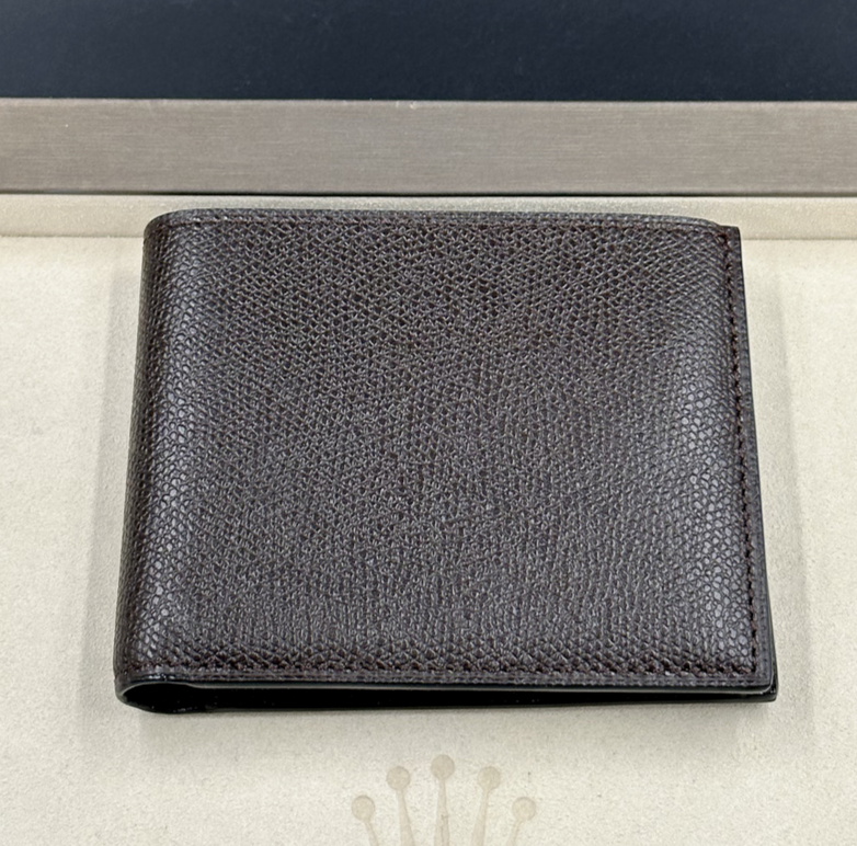 Rolex Bi-Fold Authentic Rolex Wallet - Brown Color - AD VIP Gift