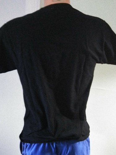 Star Wars T-Shirt Death Star Schematic Diagram Black Short Sleeve size M@8 - Picture 5 of 6