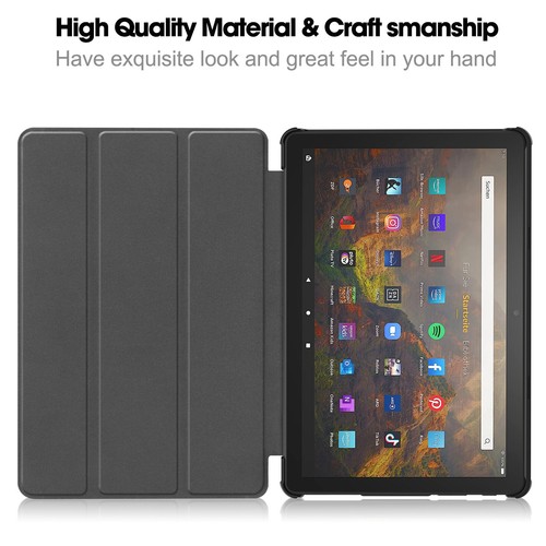 Shockproof Leather Stand Case Cover Stand For Amazon Fire HD 10 2023 Tablet - Picture 13 of 32