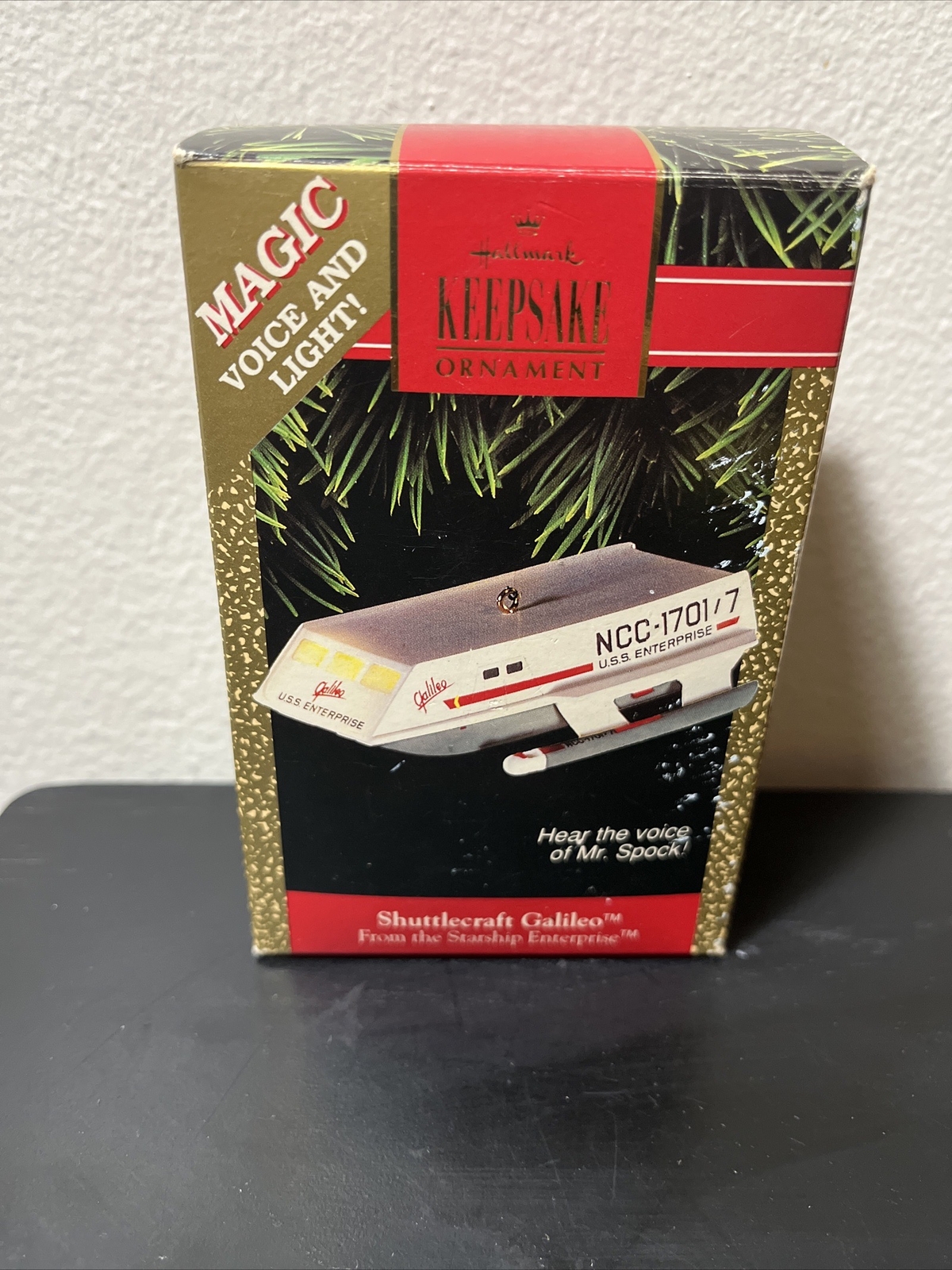 Ornement De Noël Star Trek TOS Hillmark - USS Enterprise 1991 & Galileo 7 1992 - Occasion - Collector