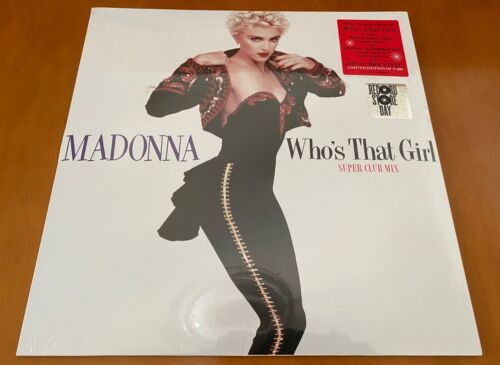 MADONNA Who's That Girl RARE RSD SEALED LIMITED ED 12" SINGLE RED COLOURED VINYL - Afbeelding 1 van 4