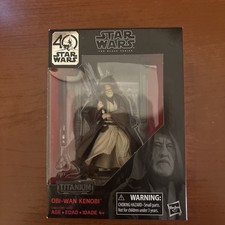 STAR WARS BLACK SERIES 40TH ANNIVERSARY TITANIUM SERIES 3.75-INCH OBI WAN KENOBI