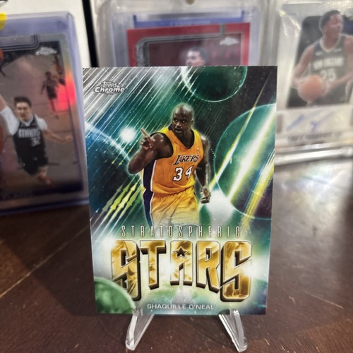 Topps 2026 Chrome Update Stratospheric Stars ST-21 Shaquille O'Neal Lakers