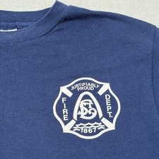 Vintage 90s St Louis Fire Department T Shirt Mens L Single Stitch Hanes USA Made
