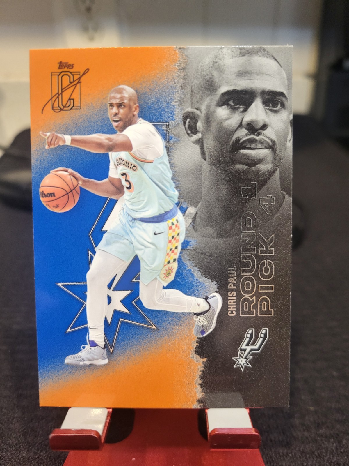 2025-26 Topps Signature Class - Chris Paul #2 - Blue & Orange