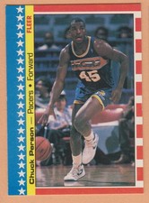 1987 1988 FLEER BASKETBALL STICKER #10 CHUCK PERSON NMMT * FREE SHIP *