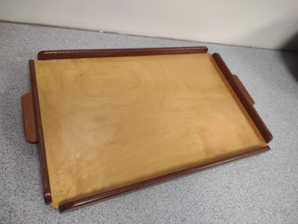 Bridge Tray Vintage Designed Made by Sqdn Ldr AJ Bridge Wilton Salisbury Wooden - Image 3 of 4