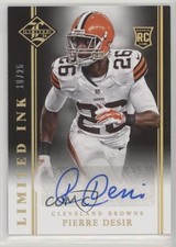 2014 Panini Limited Limited INK Gold 10/25 Pierre Desir #LI-PD Auto 0c2