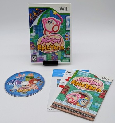 Kirby's Epic Yarn Nintendo Wii / Wii U CIB 