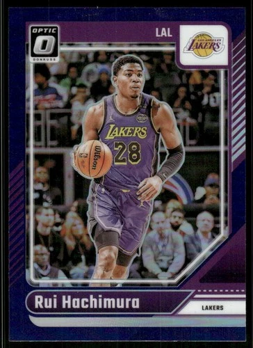 2024-25 Donruss Optic #18 Rui Hachimura Purple