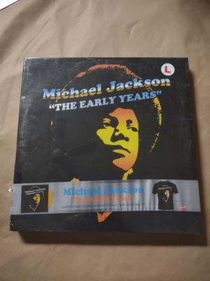 Michael Jackson The Early Years Limited Edition Box Set Orange Vinyl L T-Shirt