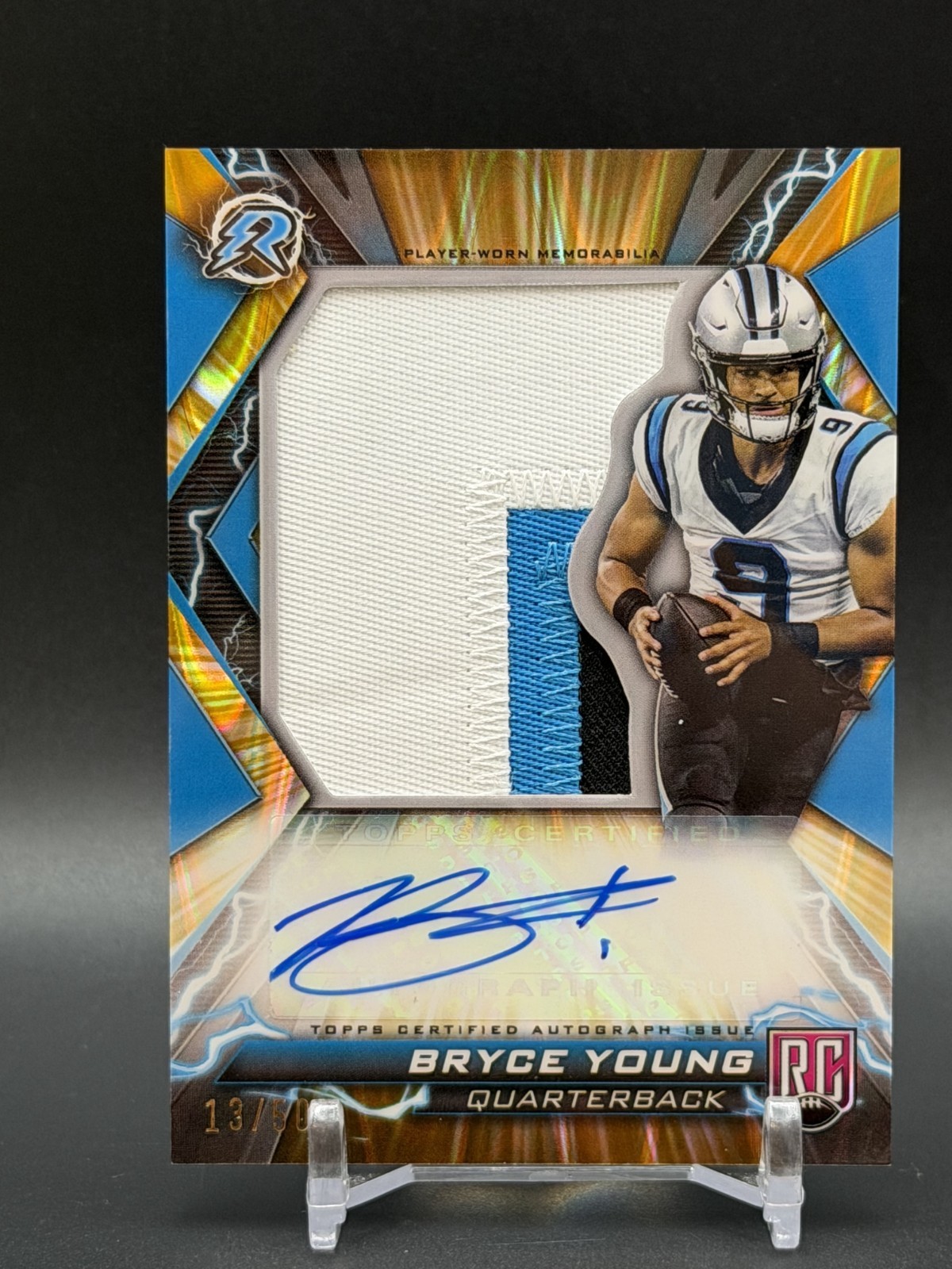 Bryce Young 2023 Topps Composite Resurgence Gold /50 Carolina Panthers