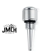 Silver Aluminum Alloy Magnetic Oil Dipstick For Predator 212 Coleman 196cc