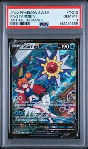 PSA 10 Starmie V Astral Radiance Pokemon Card Trainer Gallery TG13/TG30 2022