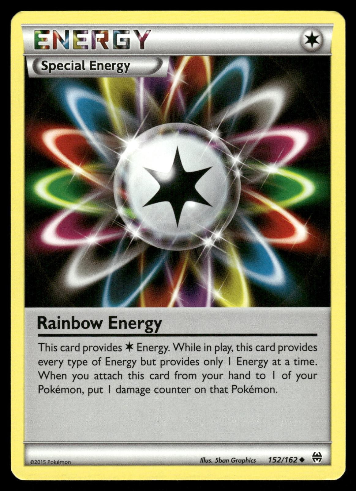 Rainbow Energy 152/162 Uncommon BREAKthrough Pokemon NM
