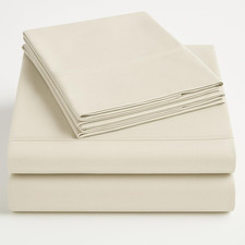 Exotic Linen Queen Size Sheets Set - 4 Piece Set - Hotel Luxury Bed Sheets -