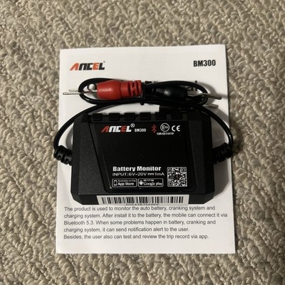 ANCEL BM300 PRO 6V 12V 24V Car Battery Monitor   Battery Tester Voltage Test