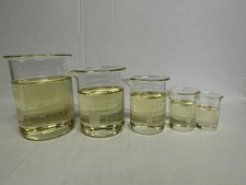 1Set Low Form Glass Beaker 5 10 25 50 100ml Borosilicate Measuring Lab Glassware