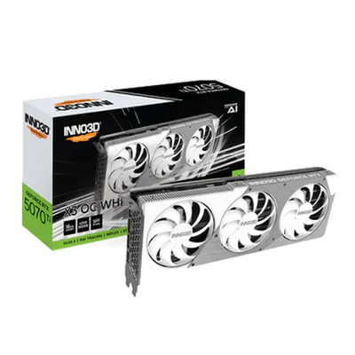 グラフィックボード・グラボ・ビデオカード INNO3D GeForce RTX 5070 Ti X3 OC WHITE INNO3D GeForce RTX 5070 Ti OC D7 16GB X3 WHITE / Gaming Graphics