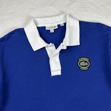 Lacoste Short Sleeve Polo Shirt Men's XL Classic Fit Solid Embroider Logo