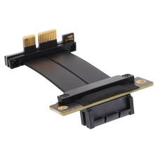 PCI 4.0 Riser Adapter Extension - 1X 90 Degree GPU Vertical Mount Cable